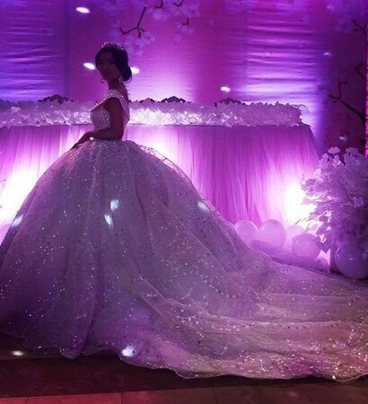 bride, bridal and gown