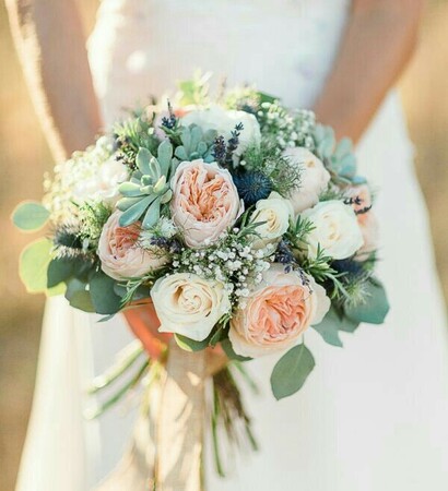 bridal, flowers and boquet