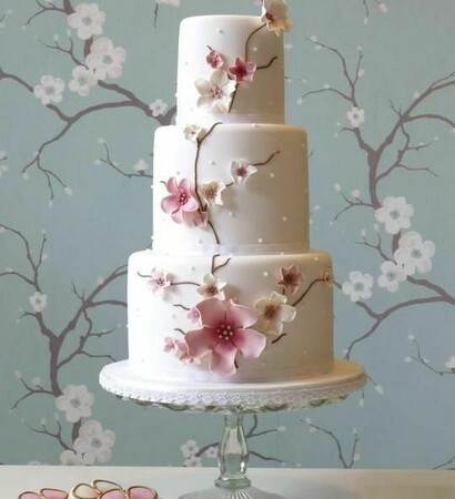 tier cake, wedding cake and flowers