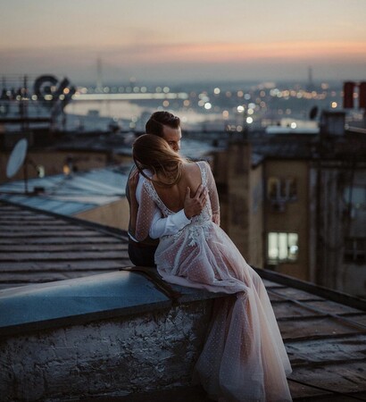 wedding dress, life and view