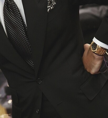 men'sclothes, black and suits