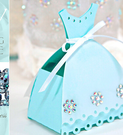 blue, gift and snowy