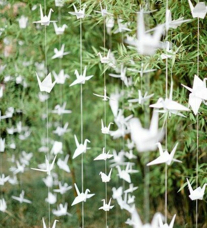 origami, idea and decor