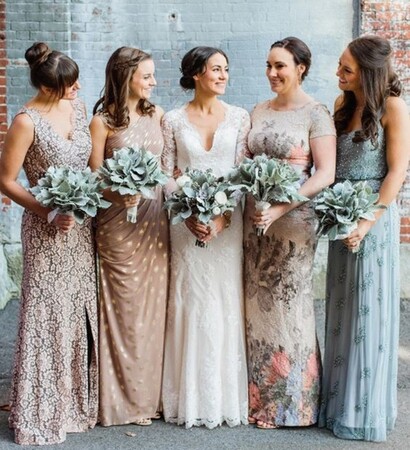 modern, pinterest and bridesmaids dresses
