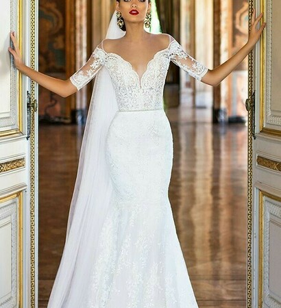 wedding dress, white dress and outfit