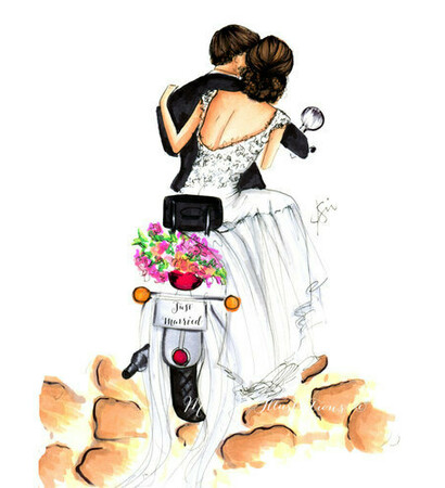 moda, just married and fashion