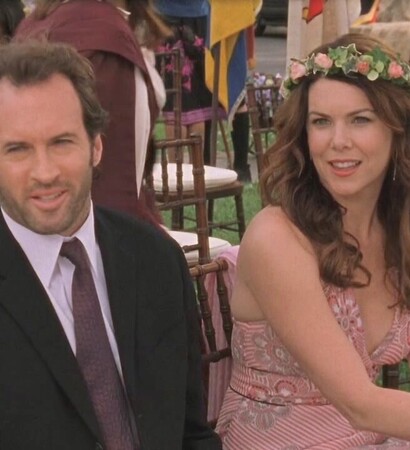 lorelai gilmore, scott patterson and luke danes