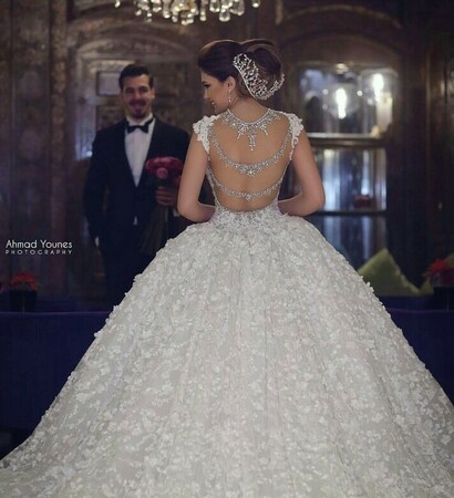 weddingdress, clothes and luxury
