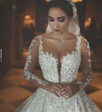 beauty, adorable and weddingdress