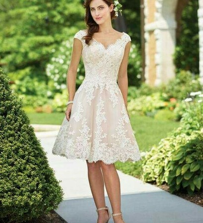 short dress, dress and bride
