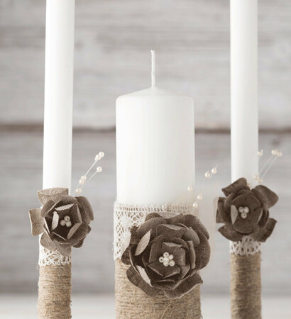 etsy, family candles and rustic chic wedding