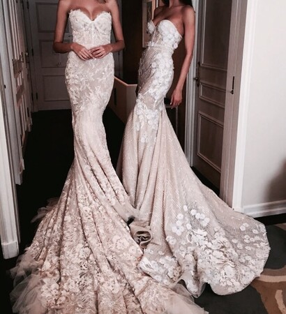 wedding dress, fashion and girly