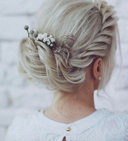 white, dress and flowers