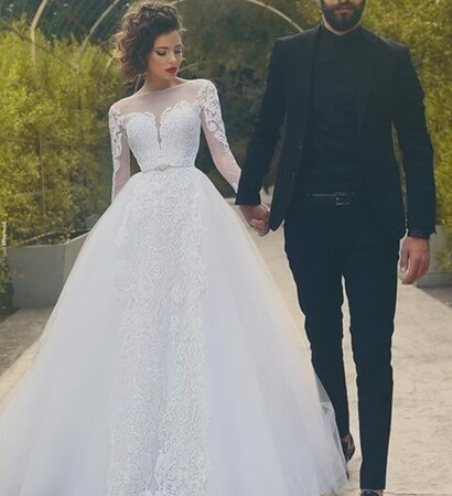 women, couple and dress