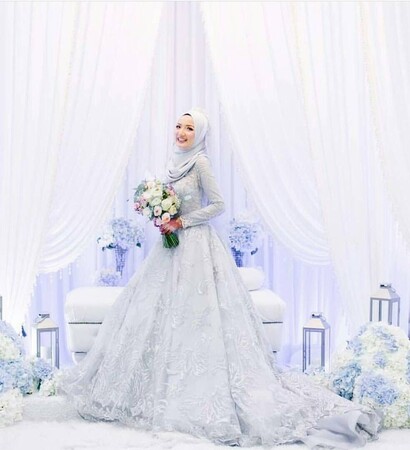 islam, wedding gown and gown
