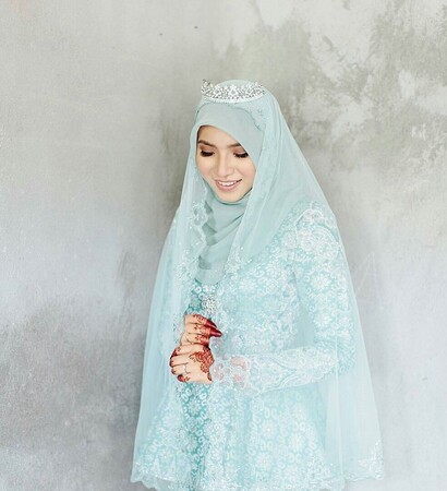 islam, flower and wedding gown