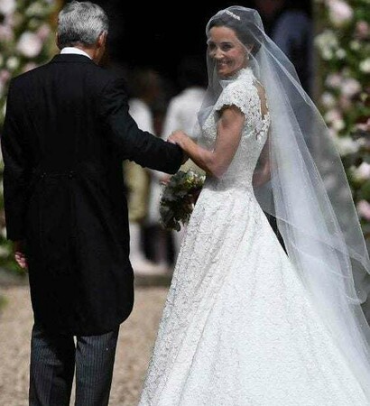 pippa middleton, weddingdress and bride