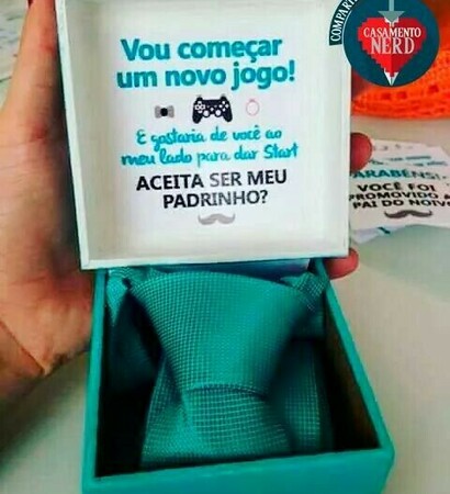 wedding gift, padrinhos and wedding geek