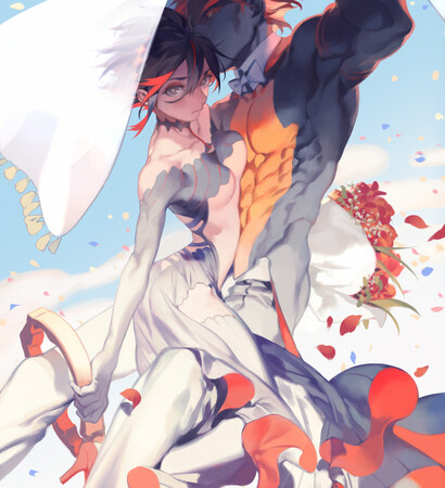 matoi ryuko, kill la kill and fanart