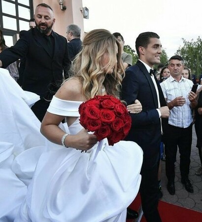 izabel andrijanic, dress and mateo kovačić
