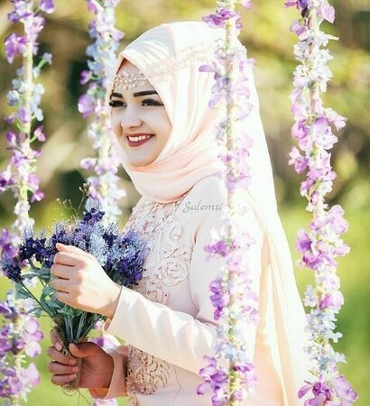 beautiful, wedding dress and flower