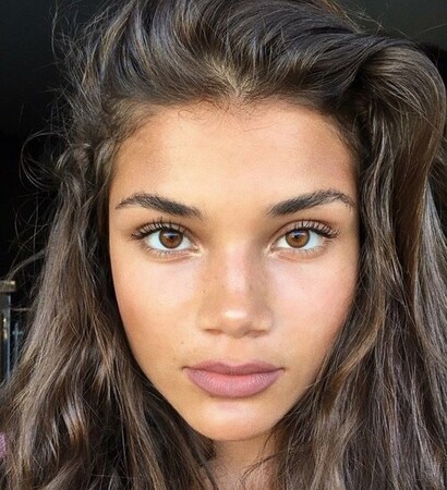 pretty, brunette and eyes