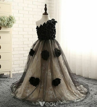 flower girl dresses, champagne and veaul