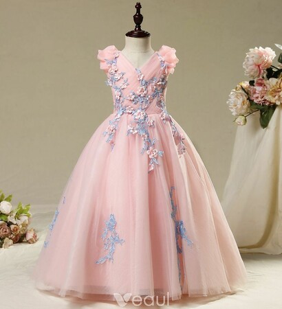 flower girl dresses, 2017 and candy pink