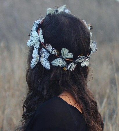 pretty, butterfly and feminine