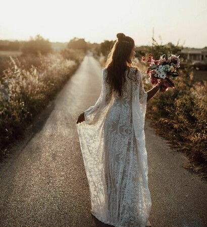 wedding dress, bride and autumn weddings