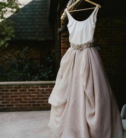 wedding dress, vintage and outfit