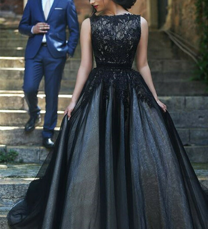 black dress, goals and dress