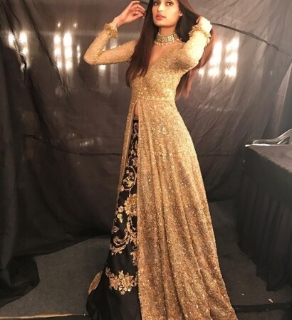 indian, model and lehenga