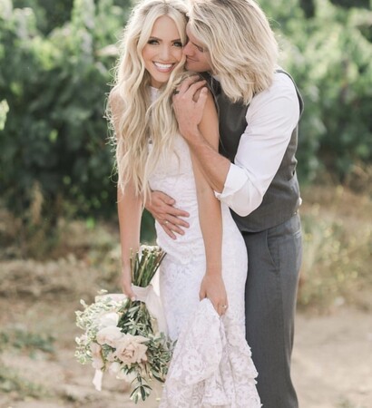 couple, woman and photo