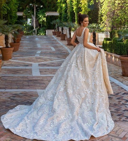 haute couture, lace and ivory