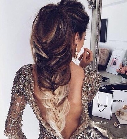 pretty, fashion and tumblr hairstyle