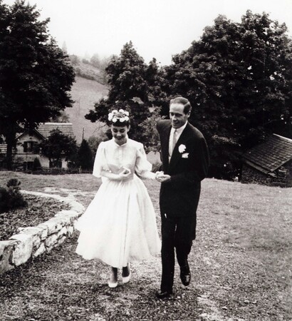 vintage, mel ferrer and beautiful