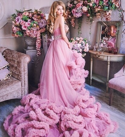 pink, flowers and nice