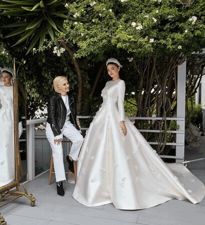 beautiful, wedding dress and miranda kerr