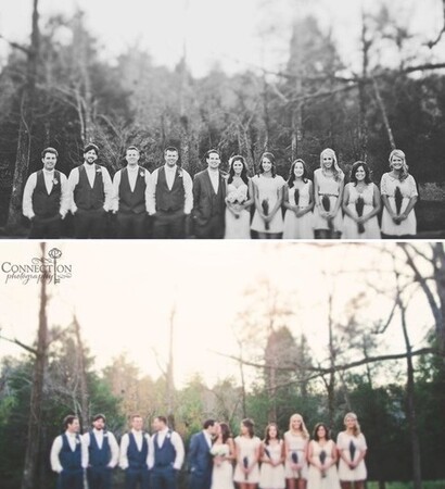 decoration, boys and bridesmaids