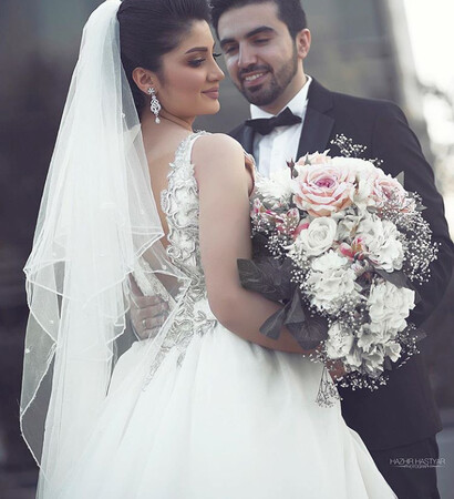 ﺯﻭﺍﺝ, white dress and عروس