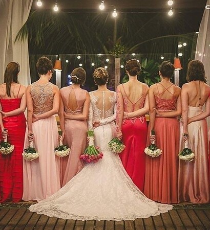 makeup, gown and bride