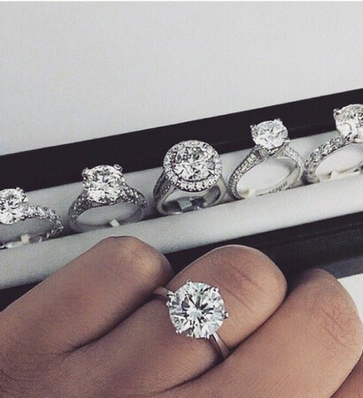 gems, ring and romantic