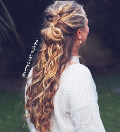 updo, half updo and tumblr