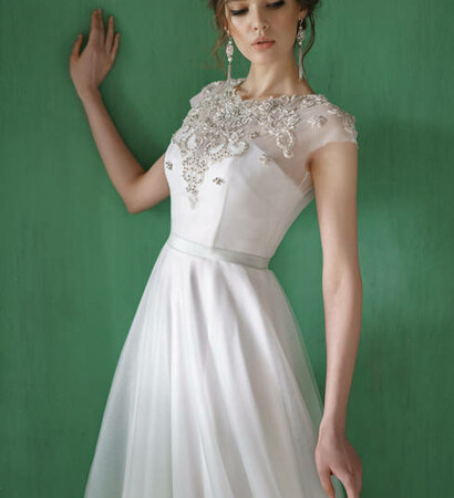 tulle wedding dress, victoria spirina and bohemian wedding dress