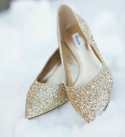 bride, wedding flats and wedding shoes