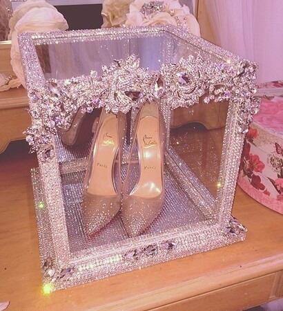 shine, talon and louboutin