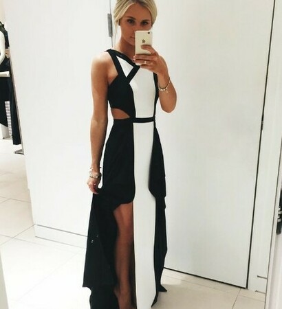 dress, love and black