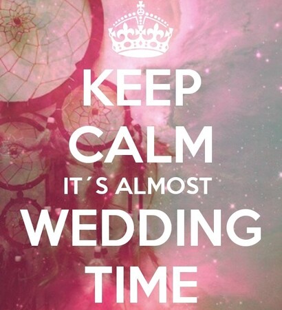 keep calm, bride and family