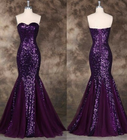 long, dress and party